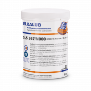 ELKALUB GLS 367/N000 Grease for the food industry in a white 1 kg plastic can. An NSF and an H1-certified logo are printed on the label.
