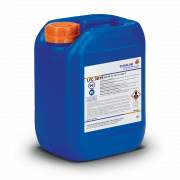ELKALUB LFC 3015 Weiß­öl im blauen 5-l-Kanister. Auf dem Etikett sind ein NSF- und ein H1-zertifiziert-Logo aufgedruckt.