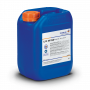 ELKALUB LFC 34150 high-perfor­mance oil in a blue 5-liter canister. An NSF and an H1-certified logo are printed on the label.