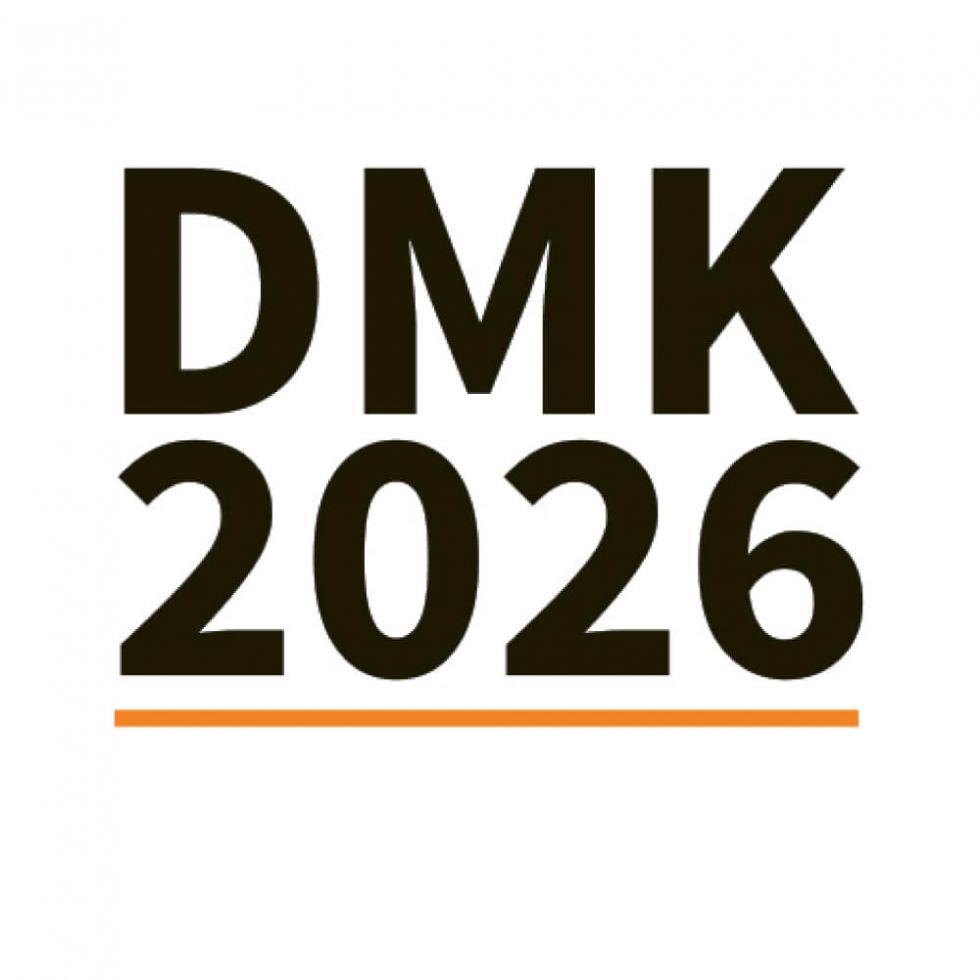 Das Logo des Dresdner Maschinenele­mente Kolloquium 2026, bestehend aus dem Schriftzug mit einer orangen Unterstreichung